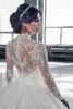 Wedding Dresses Bridal Gowns Factory Wholesale Luxury Lace Shoulder Long Sleeve Elegant Appliques Dress