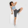 Sexig Mesh Splicing Yoga Outfits Linnen Sport BH Dam Underkläder Camis Höghållfast Stötsäker sportskjorta Löpning Fitness Träning Gym Kläder
