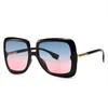 الولايات المتحدة مستودع الرجعية المتضخم نظارات المرأة العلامة التجارية تصميم خمر ساحة الأزياء كبيرة كبيرة الحبوب إطار نظارات الشمس ظلال الإناث S273