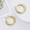 Hoop Huggie Chunky Earrings 2022 여성 빈티지 금색 후프 Big Ring Jewelry Girls 선물 귀 액세서리 도매 KAE162