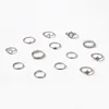 Wedding Rings 13PCS/Set Vintage Moon Crown Opal Women's Alt Bulk Heart Finger Jewelry Fashion Simple Inlaid Stone Knuckle Ring Year