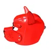 New Colorful sexyy Cosplay Role Play Dog Full Head Mask Soft PU Leather Puppy BDSM Bondage Hood Adult sexy Toys For Women Men Gay