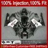 100% Fit Injecção Molde para Honda Body CBR 1000 RR CC 1000RR 1000CC 06-07 Bodywork 59No.24 CBR1000 RR CBR1000RR 06 07 CBR1000-RR 2006 2007 OEM Jogo Fairing Black Black