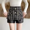 Hepburn estilo retro saia elegante mulheres outono inverno cintura alta bolsa de lã hip a linha saia temperamento feminino 210708