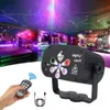 6 Lens Laser Lighting USB Remote DJ Disco Stage Light RGB Sound Party Lights For Home Wedding Birthday