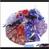 Pochettes, affichage Drop Livraison 2021 500pcs beaux modèles sacs en organza sac de voile de mariage dstring bijoux emballage pochette cadeau de Noël 9 *