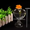 Vasos de flores de vidro plantador vaso de vidro de pé para decoração de casa vaso de flores de mesa vaso decorativo decoração de festa de casamento 210623