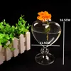 Glass Flower pots planter heart glass vase standing home decoration flower vase desktop decorative vase wedding party decor 210623