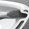 Língua nova escova de vaso sanitário escova longa escova de limpeza para toalete Ferramentas de limpeza de piso de casa ferramentas 210329