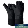 Перчатки BBQ удлиненные толстые теплоизоляционные перчатки с пятью пальцами перчатки для приготовления пищи / камин / для обработки животных 2шт. Фабрика цена экспертов