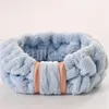 Lady Girls Coral Velvet Plush Hair fascia Bath SPA Wash Face Make Up Bowknot Headband de224