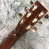 41 inch D mold abalone inlaid folk fingerstyle acoustic guitar