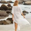 Vestido de praia longo encobrir Vestido Largo Verano Mujer Banhando Terno Ups Sarong Robe de Plage Túnica # Q939 210420