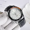 2021 New high quality men Luxury Watches Three stitches series mens quartz Watch European Top brand steel And leather Strap clock Fashion Men's gift