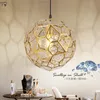 Pendant Lamps Nordic Indivdiual Designer Led Light Single-head Rose Gold Chrome Diamond Lamp Simple Restaurant Dining Room Bar Cafe