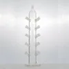 Unique Style Clear Bong Hookahs 14mm Female 15 Pics Joint 19 Inch Big Water Pipes For Quartz Banger Display Shelf Glass Bongs Cool Design