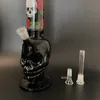 16 tum Big Glass Bong Skull Hookah Percolator Shisha Dab Rig R￶kning Vatten Pipe Filter B￤gare Bubbler w/ Ice Catcher