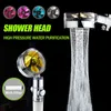 2021シャワーヘッドの節水フロー360小型ファンハンドヘルド浄水シャワー高圧スプレーノズルH1209