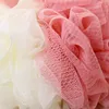 50 Gram Loofah Kąpiel Gąbka Mesh Pouf Double Colors Mix Loofa Puff Scrubber Exfoliate z akcesoriami kosmetycznych