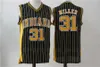 Hombres Baloncesto Victor Oladipo Jersey 4 Reggie Miller 31 Retro Azul marino Blanco Amarillo Gris Todo cosido Vintage Transpirable Buena calidad En oferta