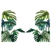 Wall Stickers 2Pcs Selfadhesive Leaves Sticker PVC Tropical Plant Background Nordic Style Art Home Decor Whole8917541