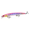 10 Pz/lotto Lungo Minnow Richiamo di Pesca 13 cm 15g Galleggiante Duro Wobbler Crankbait Occhi 3D Esca Artificiale Trota Luccio pesca alla carpa