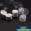 5pcs 5ml 10ml 20ml 30ml Plastic PET Clear Flip Lid Lotion Bottles Cosmetic Sample Container Travel Liquid Screw cap Fill Vials