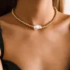 collana di perle di imitazione corta