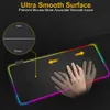 RGB Gaming Mouse Pad Grande Mouse Pad Gamer Grande Mouse Pad Mousepad Mousepad LED Backlight Surface Surface Teclado De Mesa De Mesa Novo