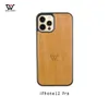 Premium Real Wood Cases voor iPhone 11 Pro MAX XR X Soft Ultra Thin Cover 7 Plus 8 6 6 S 5 5 S 12 Mini Schokbestendig Back Covers Shell Fashion