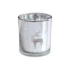 Wholesale Incense Candle Holders Creative Christmas Reindeer Glass Tealight Cup