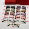 2021 markowe modne okulary przeciwsłoneczne dla kobiet mężczyzn designerskie okulary przeciwsłoneczne UV400 classic bez oprawek