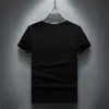 Stor storlek 7XL Borrning T-shirt Män Sommar Kortärmad Mode Tryckt Tshirt Jersey Casual Cotton Tops Male 210629