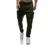 Mens Joggers calças casuais 2020 New Red Camouflage Multi-Pockets Cargo Pants Men Cotton Harem Pants Hip Hop Trousers Streetwear X0615