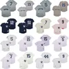 1969 1973 1977 Retro Baseball 15 Thurman Munson Jerseys 12 Wade Boggs 99 Aaron Judge 5 Joe DiMaggio 9 Roger Maris Pinstripe Branco Cinza Azul Marinho Vintage 1939 1951 1961