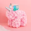L'unicorno con fiore rosa da 10 pollici utilizza oltre 200 fiori che possono essere usati come regalo di compleanno per San Valentino Natale Festa della mamma Per mamma Fidanzata Fidanzato XG0116