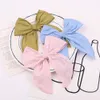 Gros nœuds papillon avec Clips, 14 couleurs, 1 pièce, pinces à cheveux en ruban pour filles, épingles à cheveux tendance, accessoires pour cheveux pour enfants, cadeaux