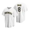 22 Christian Yelich Jersey 19 Robin Yount 53 Brandon Woodruff 12 Justin Smoak 7 Eric Sogard Keston Hiura Lorenzo Jerseys personalizados