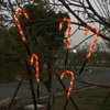 Christmas Candy Cane Crutch String Lights Solar Powered LED Garland Path Landscape Light Lawn for Outdoor Wedding Decoration - #1