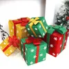 Navidad regalo envoltura caja tienda súper escena decoración copo de nieve candy envolviendo chocolate envasado año nuevo regalos para niños bolso festivos de fiesta