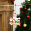 Dekoracje świąteczne dekoracje drewniane rodzina dzieci Xmas wisiorek dekoracja stolika błogosławieństwa ozdoby