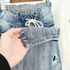 Summer Ripped Boyfriend Jeans Pour Femmes Mode Lâche Vintage Taille Haute Jeans Plus La Taille Jeans 5XL Pantalones Mujer Vaqueros Q58 210823