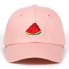 Neue Sommer Baseball Kappe Männer Frauen Wassermelone Stickerei Papa Hut Hip Hop Snapback Hüte Casual Paar Liebhaber Trucker Caps Visier