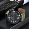 Wristwatches Military Leather Big Number Quartz Analog Army Men's Wrist Watch Party Decoration Suit Dress Gifts