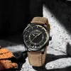 Curren Top Marca Relógio de Moda para Homens Casuais Couro Quartz WriteWatches Colorido Waterproof Watches Relogio Masculino Q0524