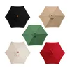 Shade Patio Umbrella Outdoor Canopy Auvents Shades Hexagon 2M Noir Protection anti-poussière Imperméable Durable Parapluies anti-pluie