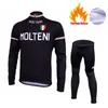 Molteni Winter Fleece 2022 Mens Cycling Jersey Set Mountian 자전거 옷 착용 Ropa Ciclismo 경주 자전거 의류 사이클링 세트