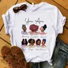 Zegt dat je God Queen Print Girl Magic Graphic Tees Shirt Femme Black Lives Matter T-shirt Dope Melanin T