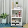 3/4 Tier Storage Cart Trolley Slide Out Rack Holder Home Kitchen Pull Out Shelf-3 Layers