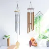 Outdoor Living Wind Chimes Yard Garden Tubes Bells Copper Antique Wind chime Wall Hanging Home Decor Decoration 6 Tube Windchime Chapel Bells
